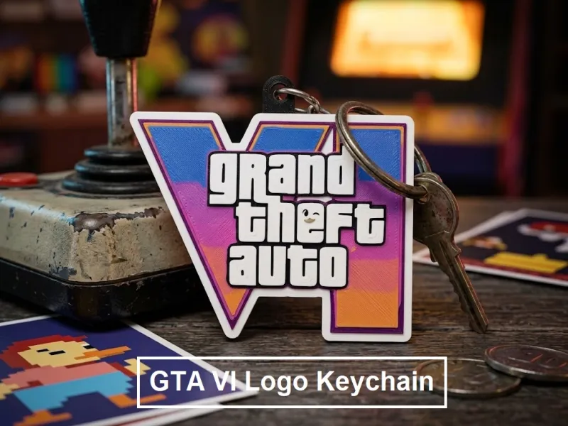 พวงกุญแจโลโก้ GTA VI