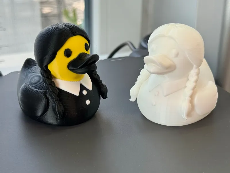 Duck Wednesday Addams