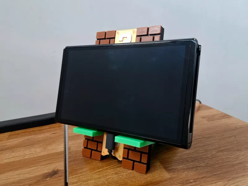 Suporte de Parede para Celular do Super Mario