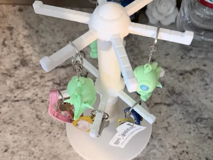 Rotating Modular Jewelry & Keychain Carousel