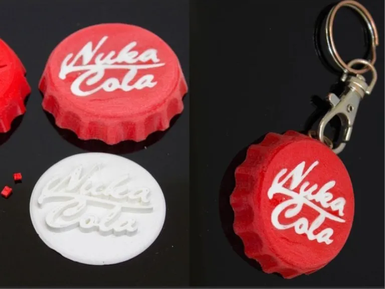 Fallout bottle cap Keychain