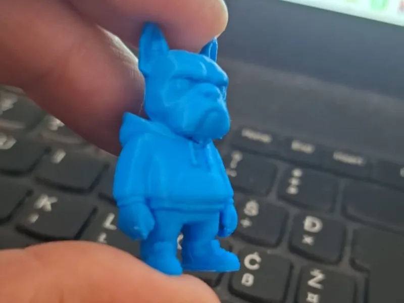 Urban Bulldog Keychain – Tiny cute dog Figurine toy