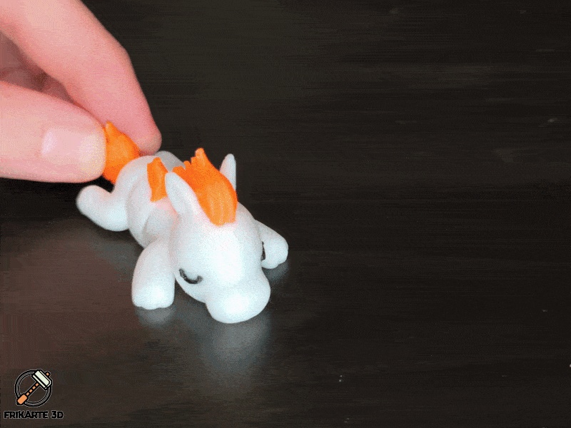 Flexi Schlafendes Baby-Feuerpferd