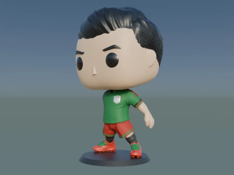 Football Siu Funko Pop Fan Art