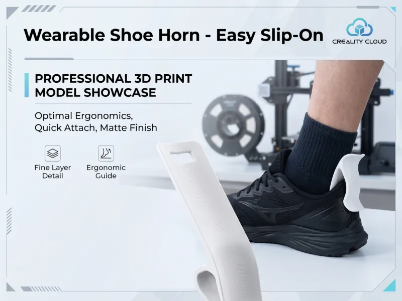 Wearable Shoe Horn & Quick Slip-On Helper (2 Sizes Included)
