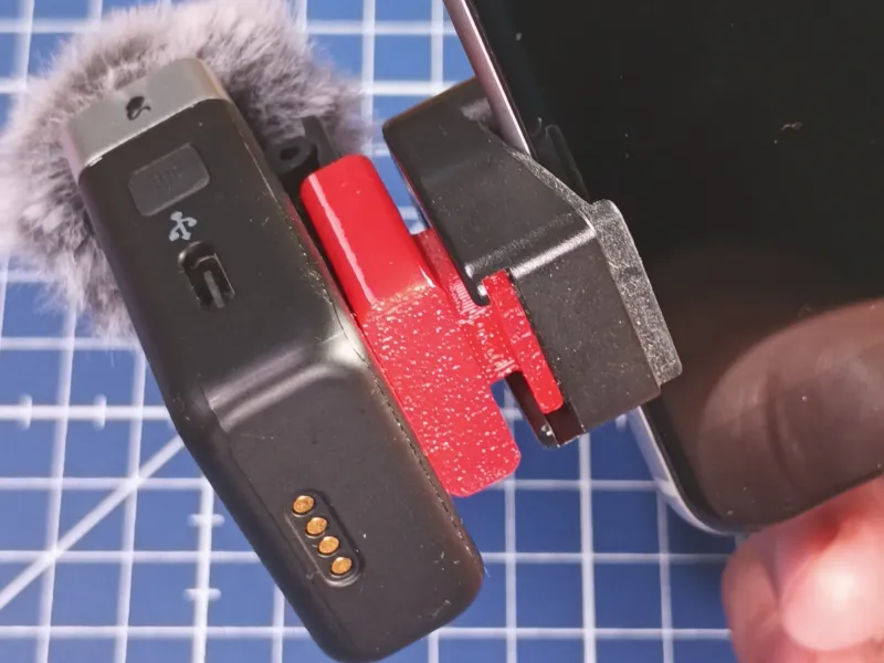 Cold Shoe Orientation Adapter with Tension Spring [STEP]
