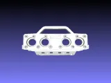 Rc crawler mini mod shop front scale bumper-0