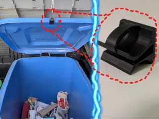 Garbage can holder