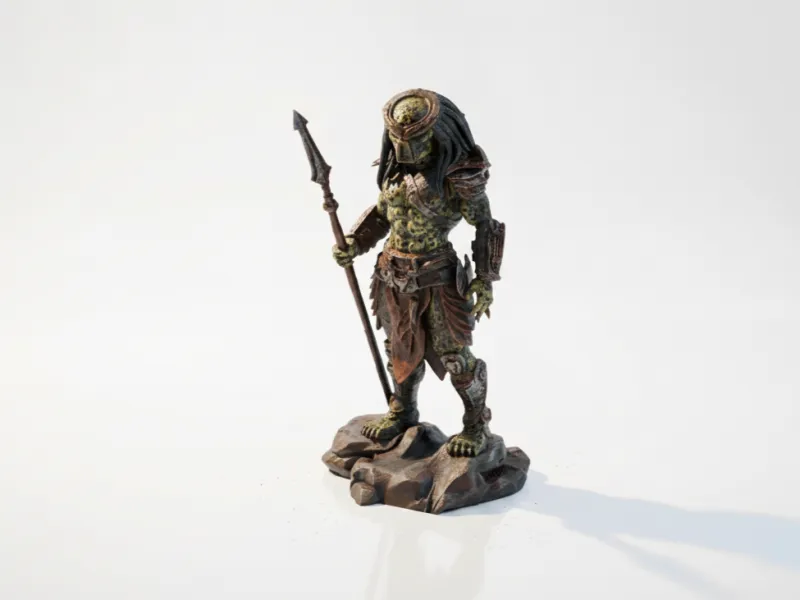 Predator Warrior Statue Movies & TV 3D Printable