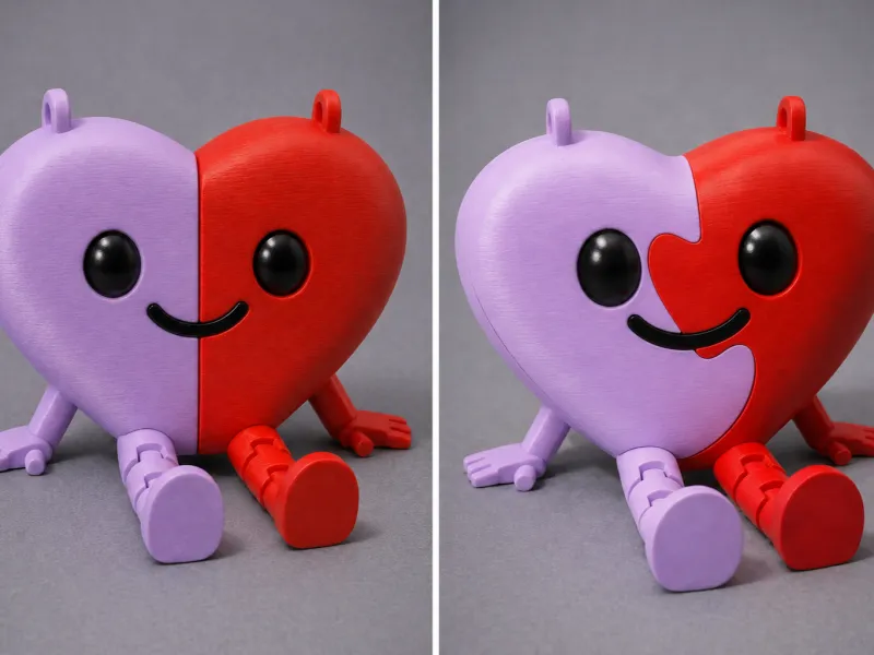 ARTICULATED HEART VALRNTINES DAY - CORAZON FLEXY