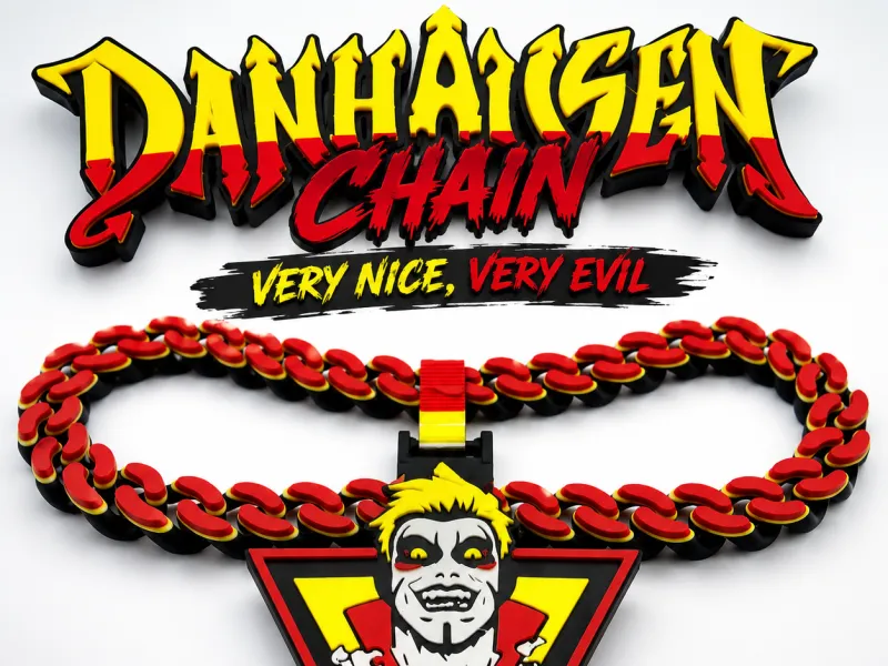 Кубинская цепь Danhausen – Очень классная, очень удобная для печати WWE