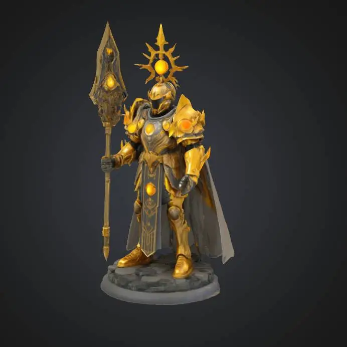 FREE solarion warden warrior game rpg