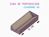 Cuna de perforacion 15cm Cuadernos A6-0