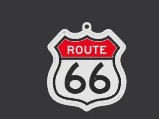 Porta Chaves do ROUTE 66