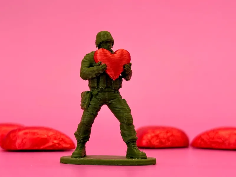 ハートを持つ兵士フィギュア