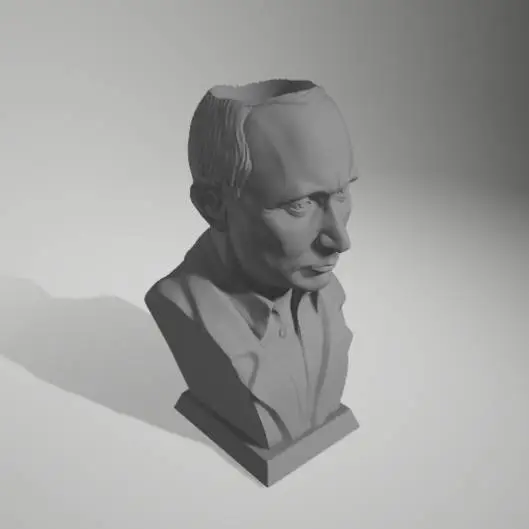 Vladimir Putin Office Pencil Case Realistic Bust