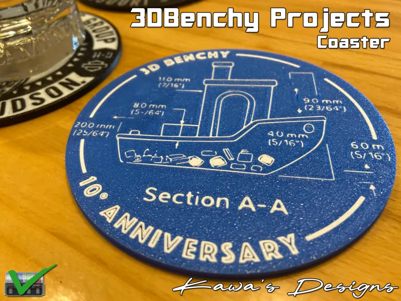 3DBenchy Projects Coaster