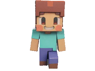 Minecraft boy figure fanart