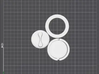 Smartphone charger cable rollup