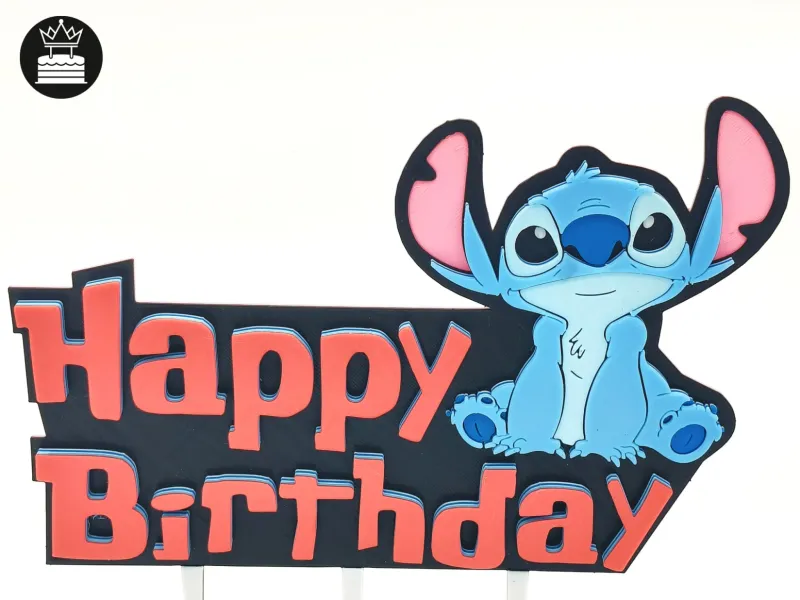 Stitch Cake Topper