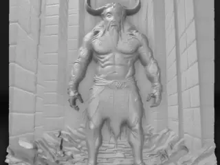 minotaur in the labyrinth