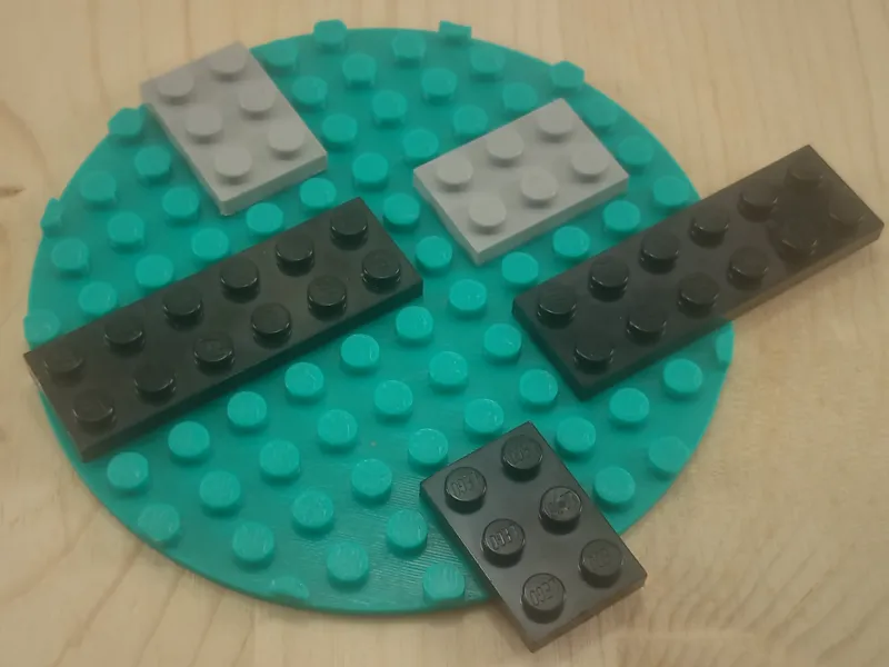 Circular Plate Ø90 lego compatible