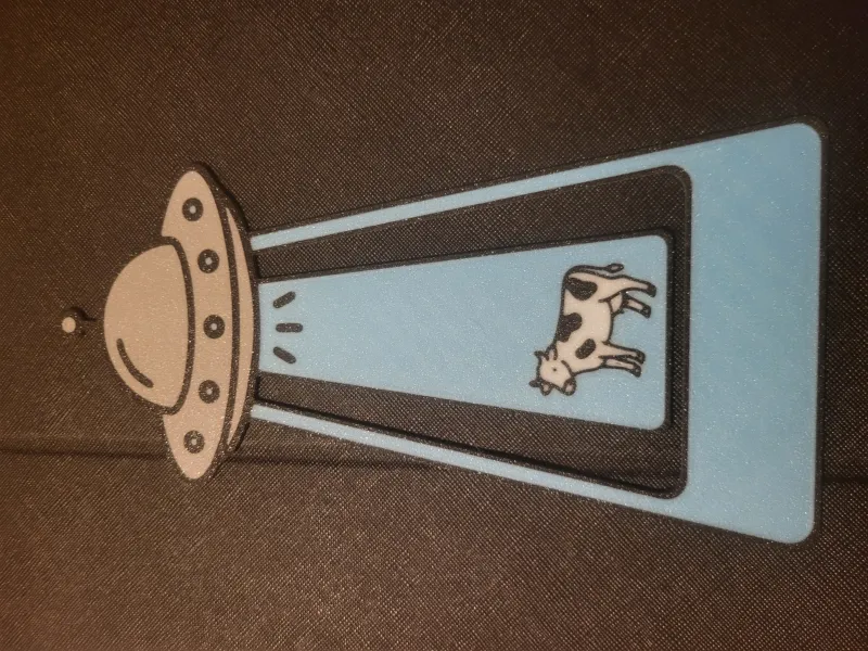 UFO Abduction Bookmark