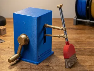 Automated" Mini Broom – Fun Mechanical Assembly Kit