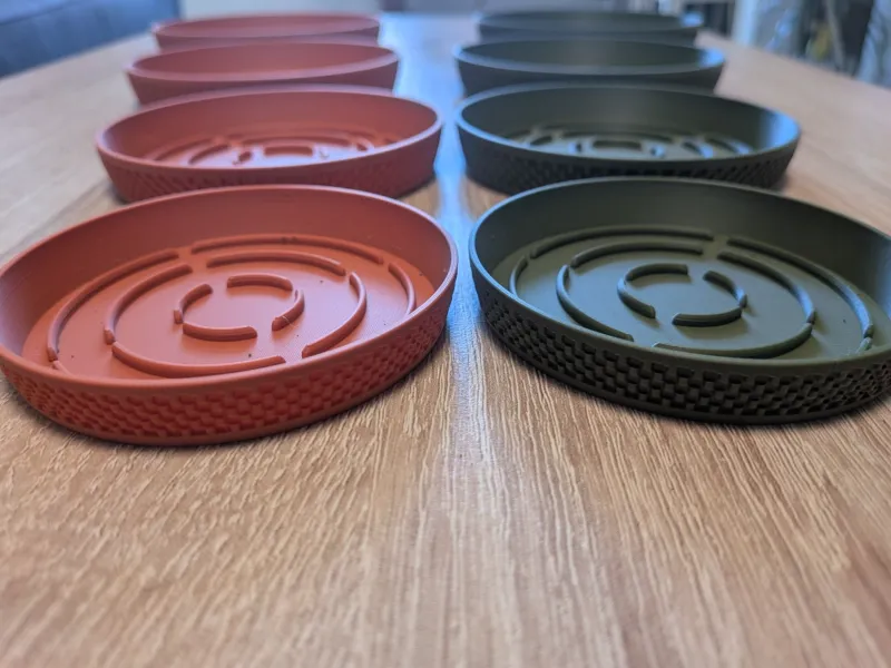 Pratos Texturizados para Vasos