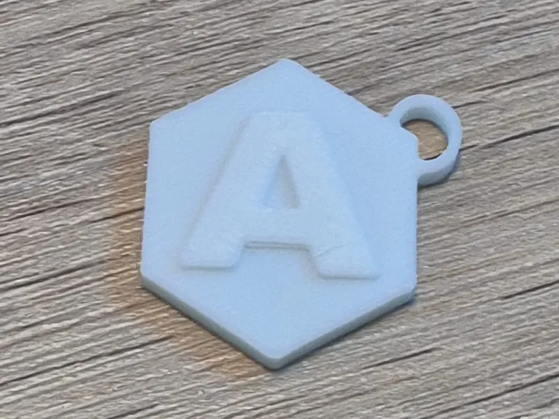 Schlüssenanhänger mit Buchstaben A