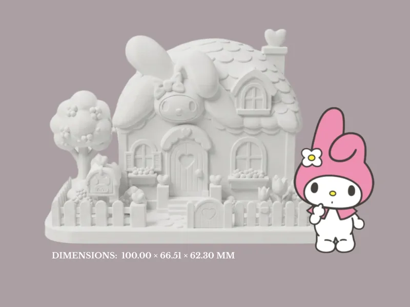 Maison inspirée de My Melody - Modèle 3D