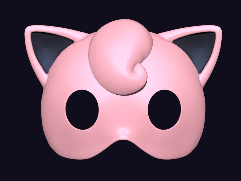 Pokemon Jigglypuff mask
