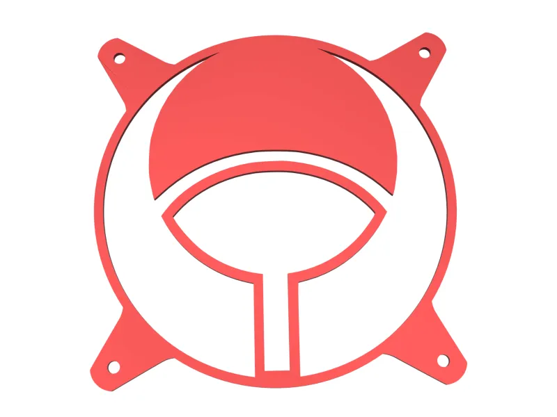 Naruto UCHIHA Clan - Custom 120mm Fan Grill Face Plate Cover