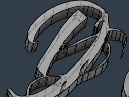 D - BLACK ROSE FONT