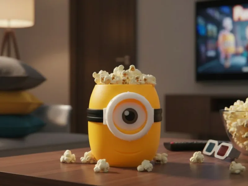 Minion Inspired Popcorn Bucket - Movie Snack Bowl