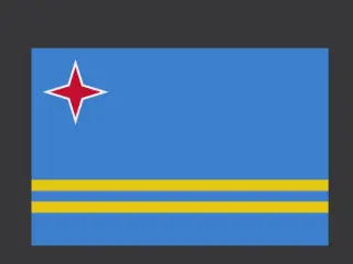 AW - Aruba Flag decoration