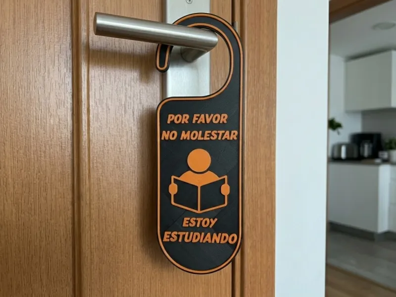 Colgador de Puerta – Modo Estudio