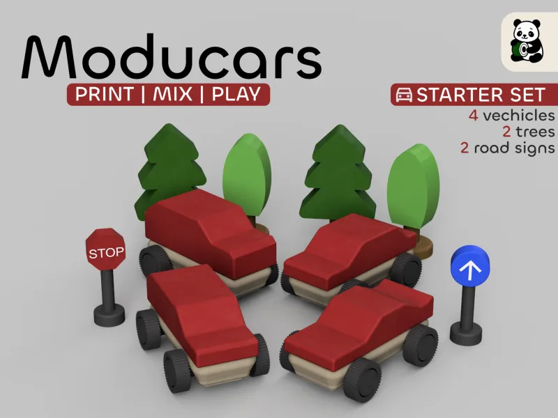 مجموعة البداية | ModuCars - ألعاب وحدات قابلة للتركيب