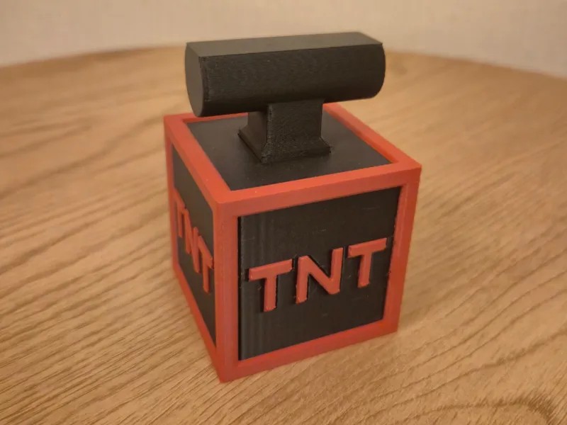 TNT Box Clicker – 3D Printable Comic-Style Fidget Clicker