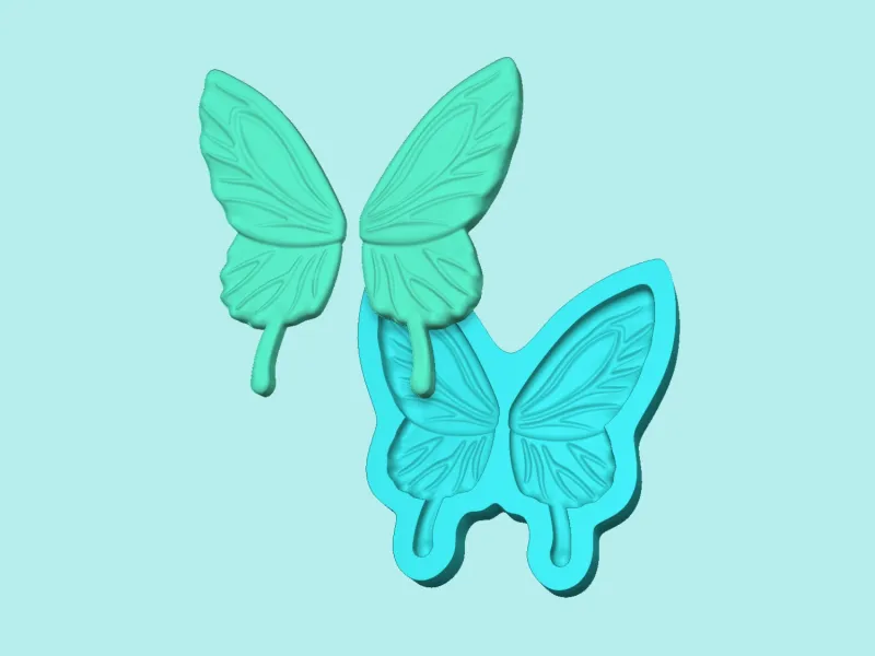 Wing Mold L Butterfly- Molding Maker