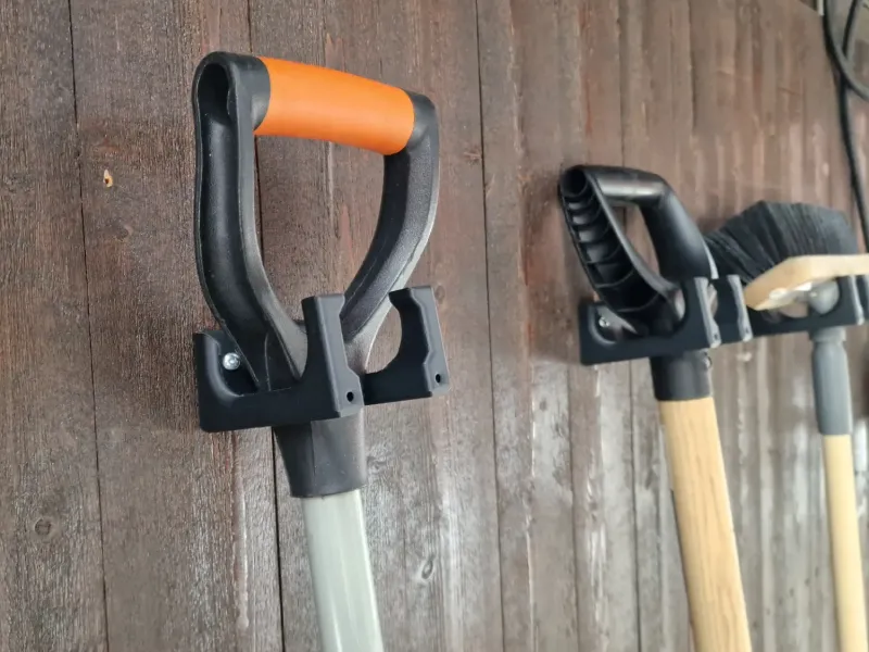 Heavy-Duty Wall Hook for Shovels & Tools