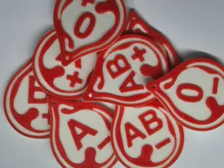 Chaveiro de identificação sanguínea