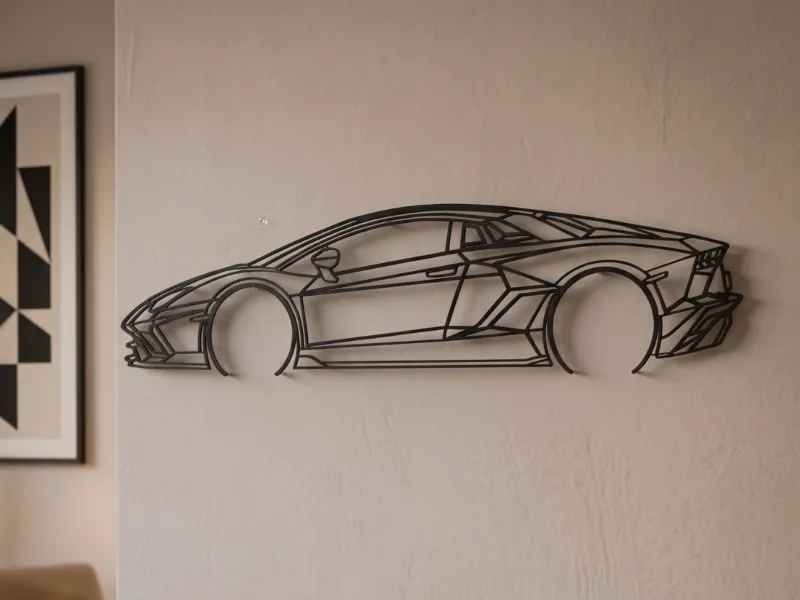 aventador wall art