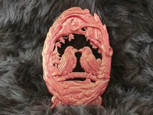 Sweetheart Ravens Valentine Bookmark