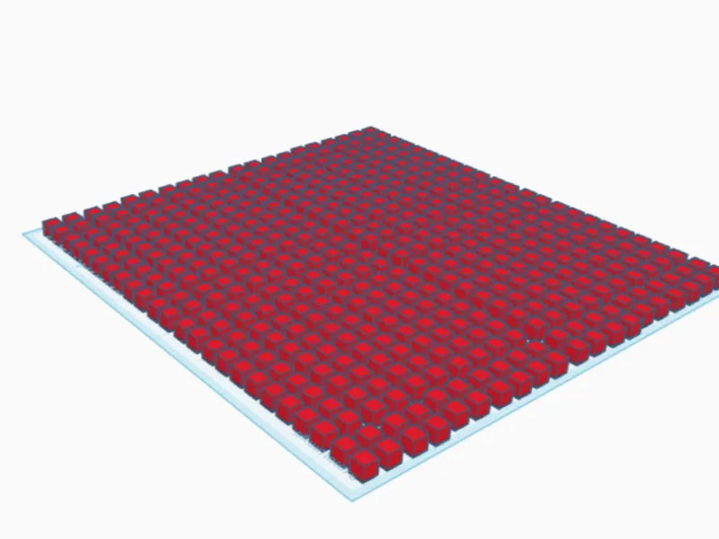 an army of small cubes