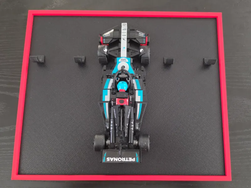 Lego Speed Champions F1 3-Car Display
