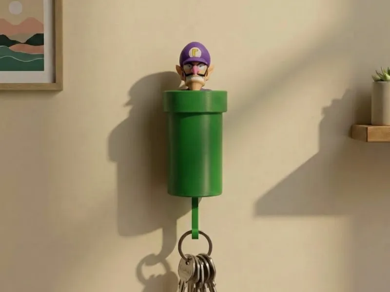 Waluigi Super Mario Sleutelhanger
