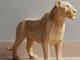 Leoa - low poly