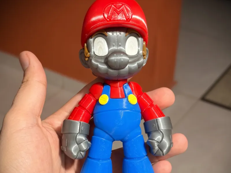 マリオロボット ファンアートフィギュア（AMSマルチパーツ/3mfなし）