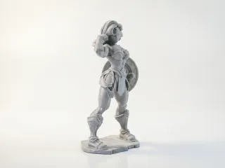Buff Wonderwoman Figurine Hero Collectible 3D Printable